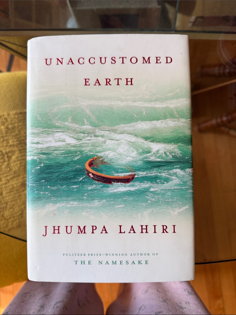 Unaccustomed Earth - Green & White Hardcover by Jhumpa Lahiri